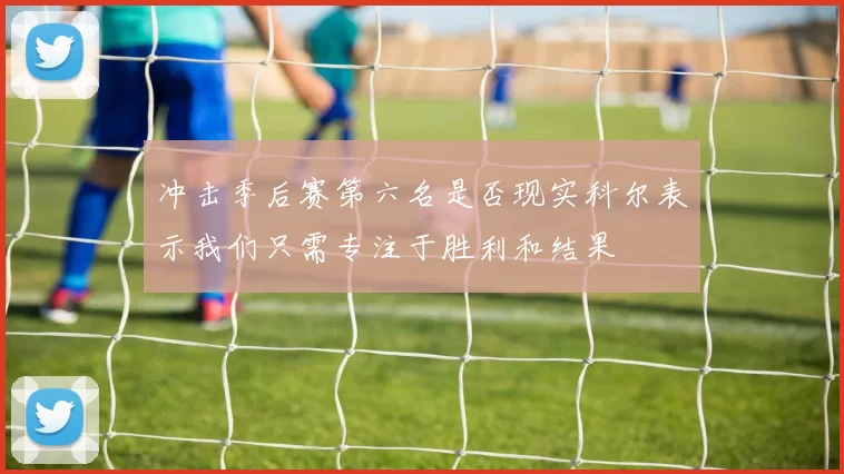 冲击季后赛第六名是否现实科尔表示我们只需专注于胜利和结果